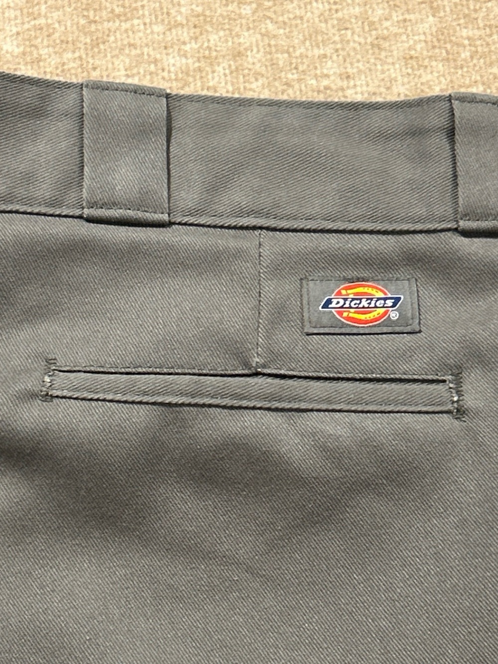 Dickies Charcoal Straight-Leg Work Chinos